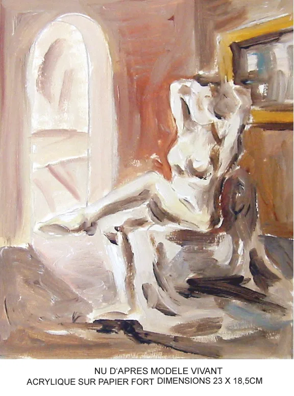 Nu d'après modèle vivant (1)