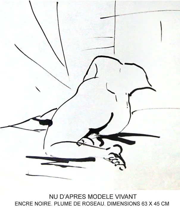 Nu d'après modèle vivant (1)