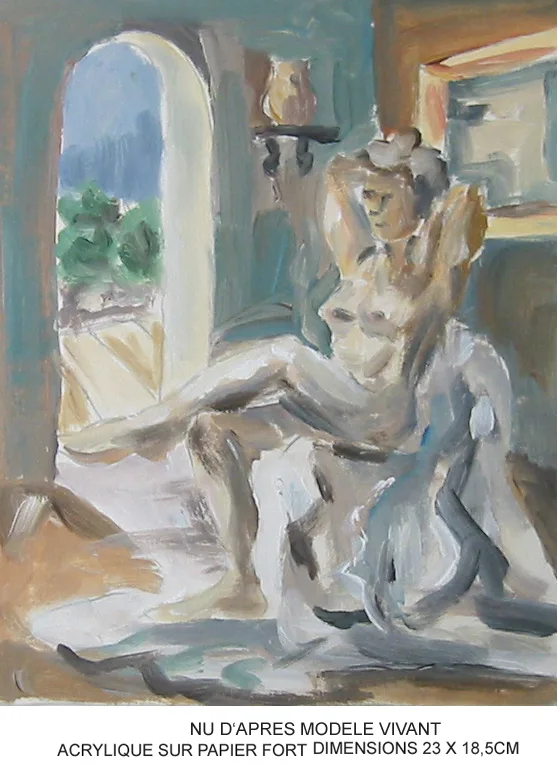 Nu d'après modèle vivant (3)